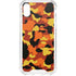 Orange Camo iPhone XS Clear Case