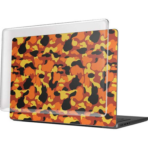 Orange Camo MacBook Pro 14in (2021-24) Case plus Skin