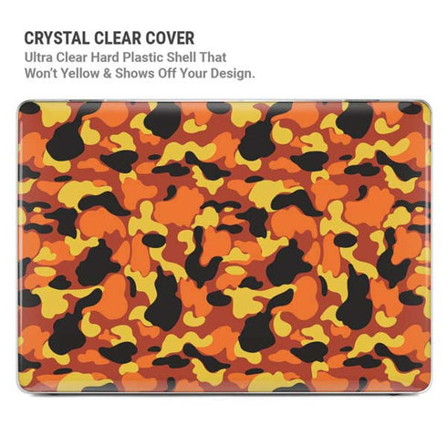 Orange Camo MacBook Pro 14in (2021-24) Case plus Skin