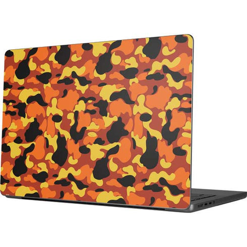 Orange Camo Apple MacBook Pro 14-inch Skin