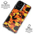 Orange Camo Moto G Power 5G (2024) Clear Case