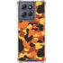 Orange Camo Moto G Stylus 5G (2025) Clear Case