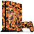 Orange Camo PlayStation PS4 Skins