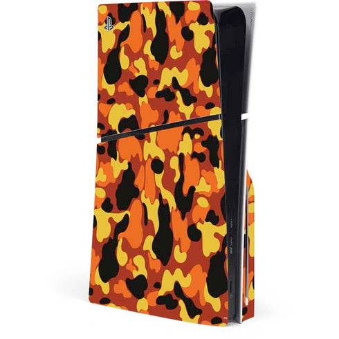 Orange Camo PlayStation PS5 Skins
