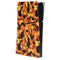 Orange Camo PS5 Slim Digital Edition Console Skin