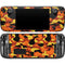 Orange Camo Steam Deck Handheld Gaming Computer OLED Skin