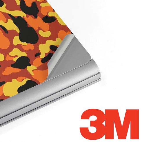 Orange Camo Surface Book 2 15in Skin