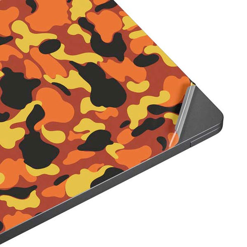 Orange Camo Surface Laptop 7 13.8in Skin