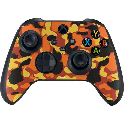 Orange Camo Xbox Series X Skins