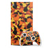 Orange Camo Xbox Series X Skins