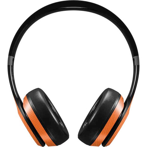 Orange Carbon Fiber Specialty Texture Material Beats Studio Pro Wireless Headphones Skin