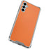 Orange Carbon Fiber Specialty Texture Material Gabb Phone 4 Clear Case
