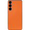 Orange Carbon Fiber Specialty Texture Material Galaxy S25 Plus Skin