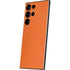 Orange Carbon Fiber Specialty Texture Material Galaxy S25 Ultra Skin