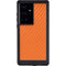 Orange Carbon Fiber Specialty Texture Material Galaxy S24 Ultra Waterproof Case