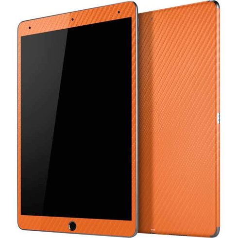 Orange Carbon Fiber Specialty Texture Material iPad Skins