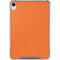 Orange Carbon Fiber Specialty Texture Material iPad 11th Gen (2025) Clear Case