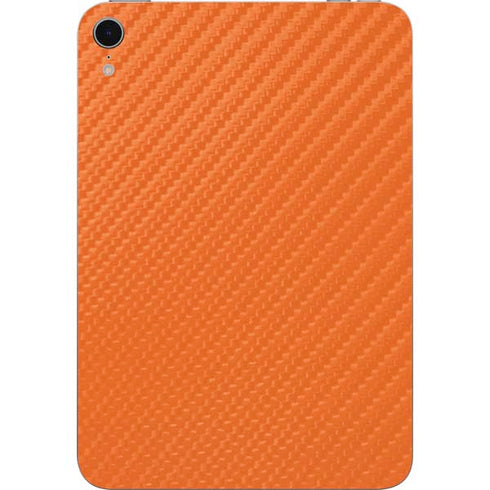 Orange Carbon Fiber Specialty Texture Material Apple iPad Mini Skin
