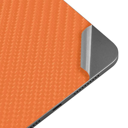 Orange Carbon Fiber Specialty Texture Material Apple iPad Mini Skin