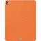 Orange Carbon Fiber Specialty Texture Material iPad Pro 13in M4 (2024) Skin