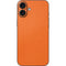 Orange Carbon Fiber Specialty Texture Material iPhone 16 Plus Skin