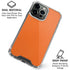 Orange Carbon Fiber Specialty Texture Material iPhone 16 Pro Clear Case
