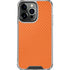 Orange Carbon Fiber Specialty Texture Material iPhone 16 Pro Max Clear Case
