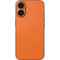 Orange Carbon Fiber Specialty Texture Material iPhone 16 Skin