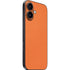 Orange Carbon Fiber Specialty Texture Material iPhone 16 Skin