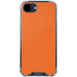 Orange Carbon Fiber Specialty Texture Material iPhone 16e Clear Case