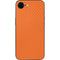 Orange Carbon Fiber Specialty Texture Material iPhone 16e Skin