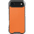 Orange Carbon Fiber Specialty Texture Material iPhone 17 Air Clear Case