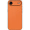 Orange Carbon Fiber Specialty Texture Material iPhone 17 Air Skin