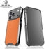 Orange Carbon Fiber Specialty Texture Material iPhone 17 Pro Clear Case