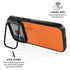 Orange Carbon Fiber Specialty Texture Material iPhone 17 Pro Kickstand Case