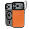 Orange Carbon Fiber Specialty Texture Material iPhone 17 Pro Max Kickstand Case