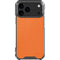 Orange Carbon Fiber Specialty Texture Material iPhone 18 Pro Max Clear Case