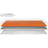 Orange Carbon Fiber Specialty Texture Material MacBook Air 15in (2023-2025) Case plus Skin