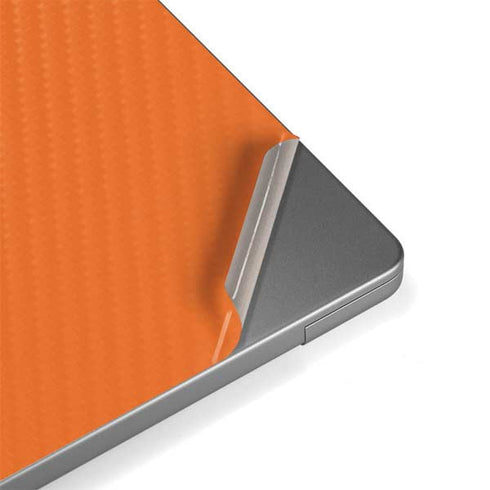 Orange Carbon Fiber Specialty Texture Material Apple MacBook Pro 14-inch Skin