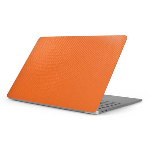 Orange Carbon Fiber Specialty Texture Material Apple MacBook Pro 16-inch Skin