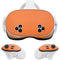 Orange Carbon Fiber Specialty Texture Material Meta Quest 3S Skin