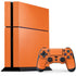 Orange Carbon Fiber Specialty Texture Material PlayStation PS4 Skins