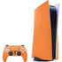 Orange Carbon Fiber Specialty Texture Material PlayStation PS5 Skins