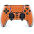 Orange Carbon Fiber Specialty Texture Material PlayStation PS5 Skins