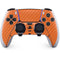Orange Carbon Fiber Specialty Material PS5 DualSense Edge Pro Controller Skin