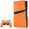 Orange Carbon Fiber Specialty Texture Material PS5 Pro Disk Bundle Skin