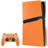 Orange Carbon Fiber Specialty Texture Material PS5 Pro Disk Bundle Skin