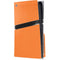 Orange Carbon Fiber Specialty Texture Material PS5 Pro Disk Console Skin