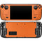 Orange Carbon Fiber Specialty Texture Material Steam Deck Handheld Gaming Computer OLED Skin