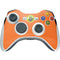 Orange Carbon Fiber Specialty Material Xbox 360 Wireless Controller Skin